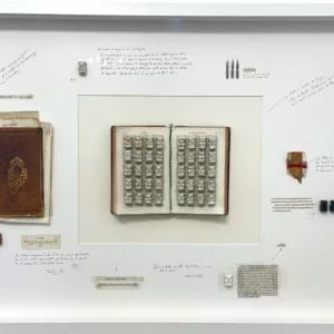 Lettres de Mme de Sevigne, Stephane Gautier, 64x96cm, mixed media, unique piece (2)