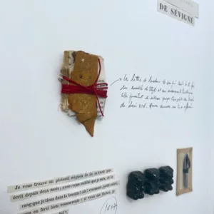 Lettres de Mme de Sevigne, Stephane Gautier, 64x96cm, mixed media, unique piece (7)