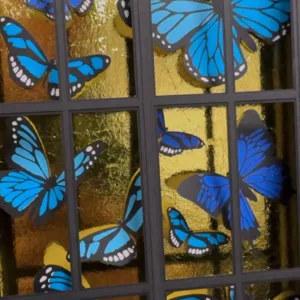 Les papillons bleus