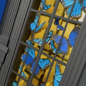 Les papillons bleus