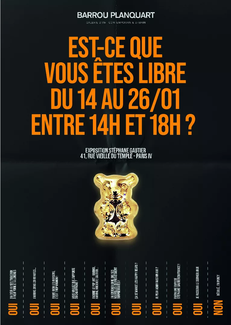 Solo Show Stéphane Gautier