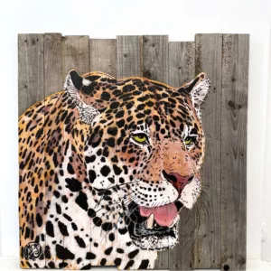 Jaguar bust, mixed media, 83x80cm, Mosko, one-of-a-kind (5)
