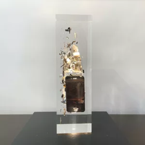 I phone by Francois Bel, 33x10x10cm, acrylic glass et iphone deconstruit (4)