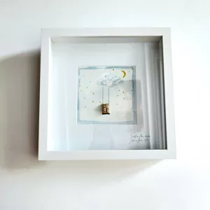 Mini Collector Good Night de Stéphane Gautier, pièce unique singulière 27x27cm (2)