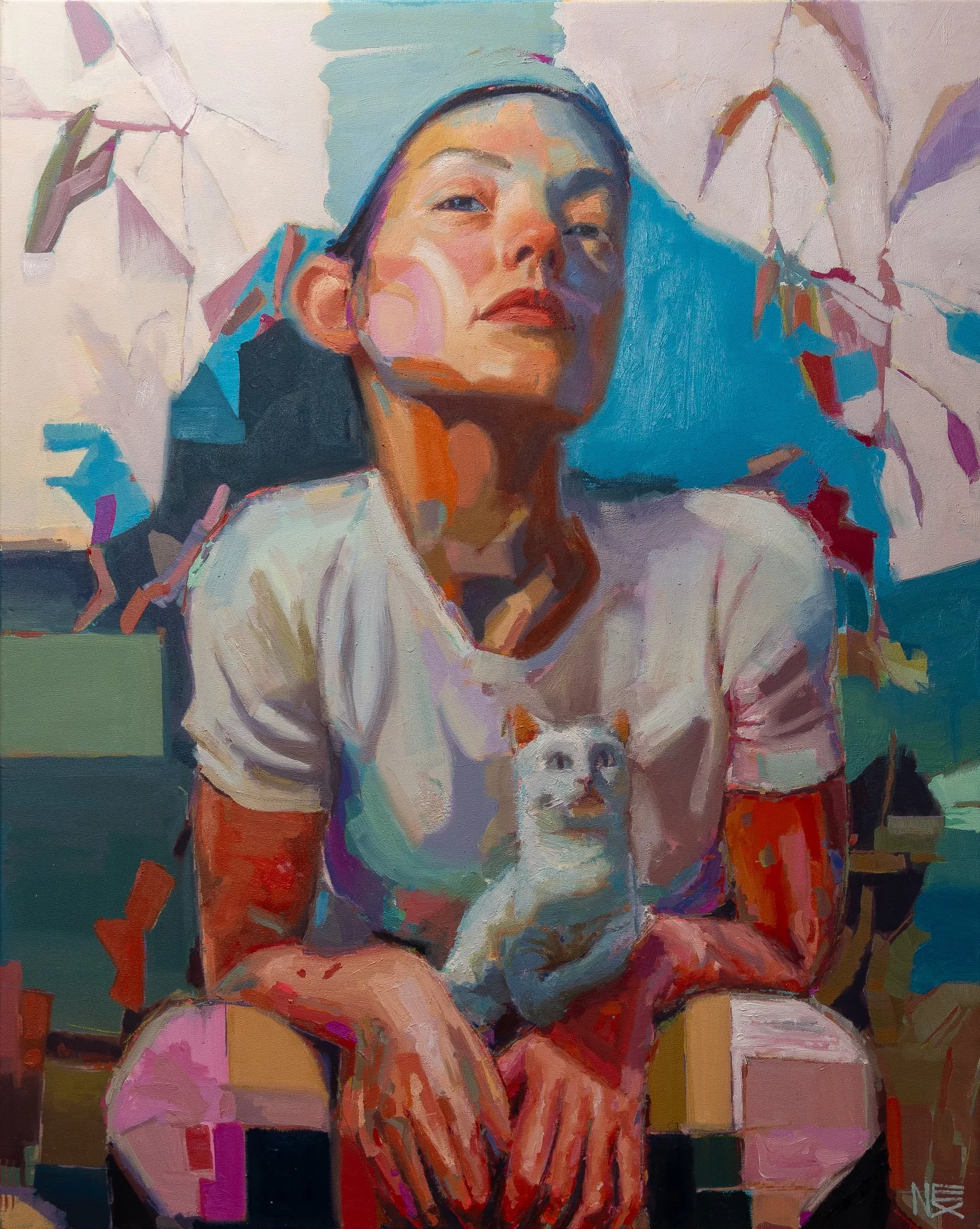 El pequeno tigre, 100x81cm, oil on linen canvas, Nexgraff