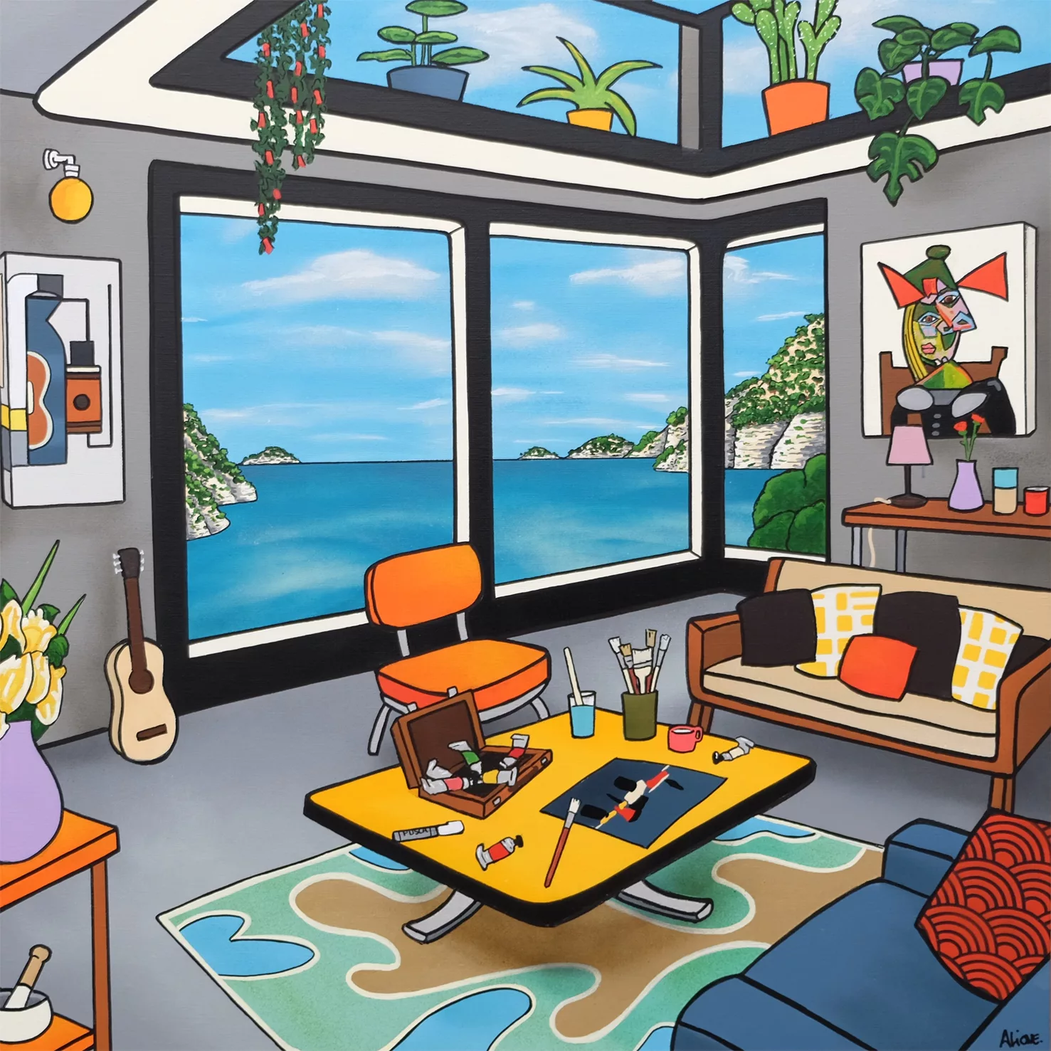 paint the horizon-
