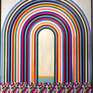 Untitled, 120x100cm acrylic on canvas, Matt Dosa (8)