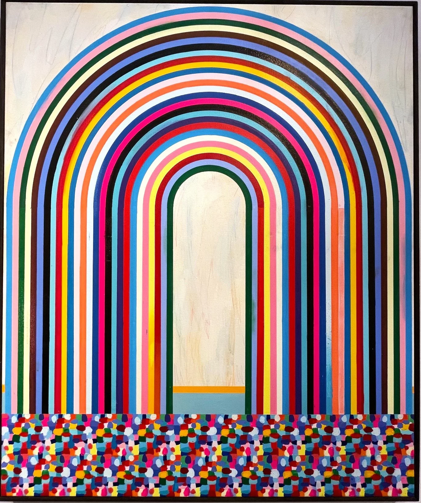 Untitled, 120x100cm acrylic on canvas, Matt Dosa (8)