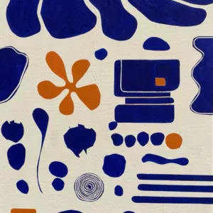 Karo titou, 130x100cm, acrylique sur toile, Catherine Parra