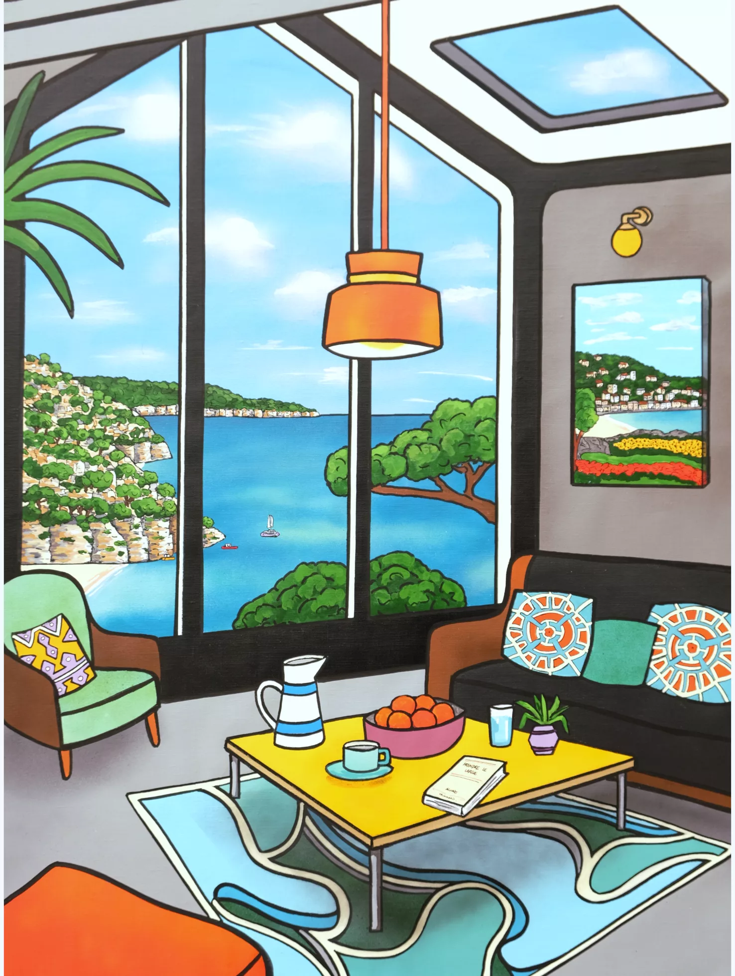 Taking to the open sea, 100x73cm, Fred Alione