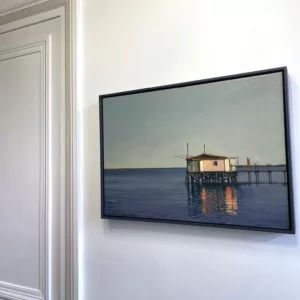 Italian Padellonin 46x65cm, huile sur toile avec cadre (3)