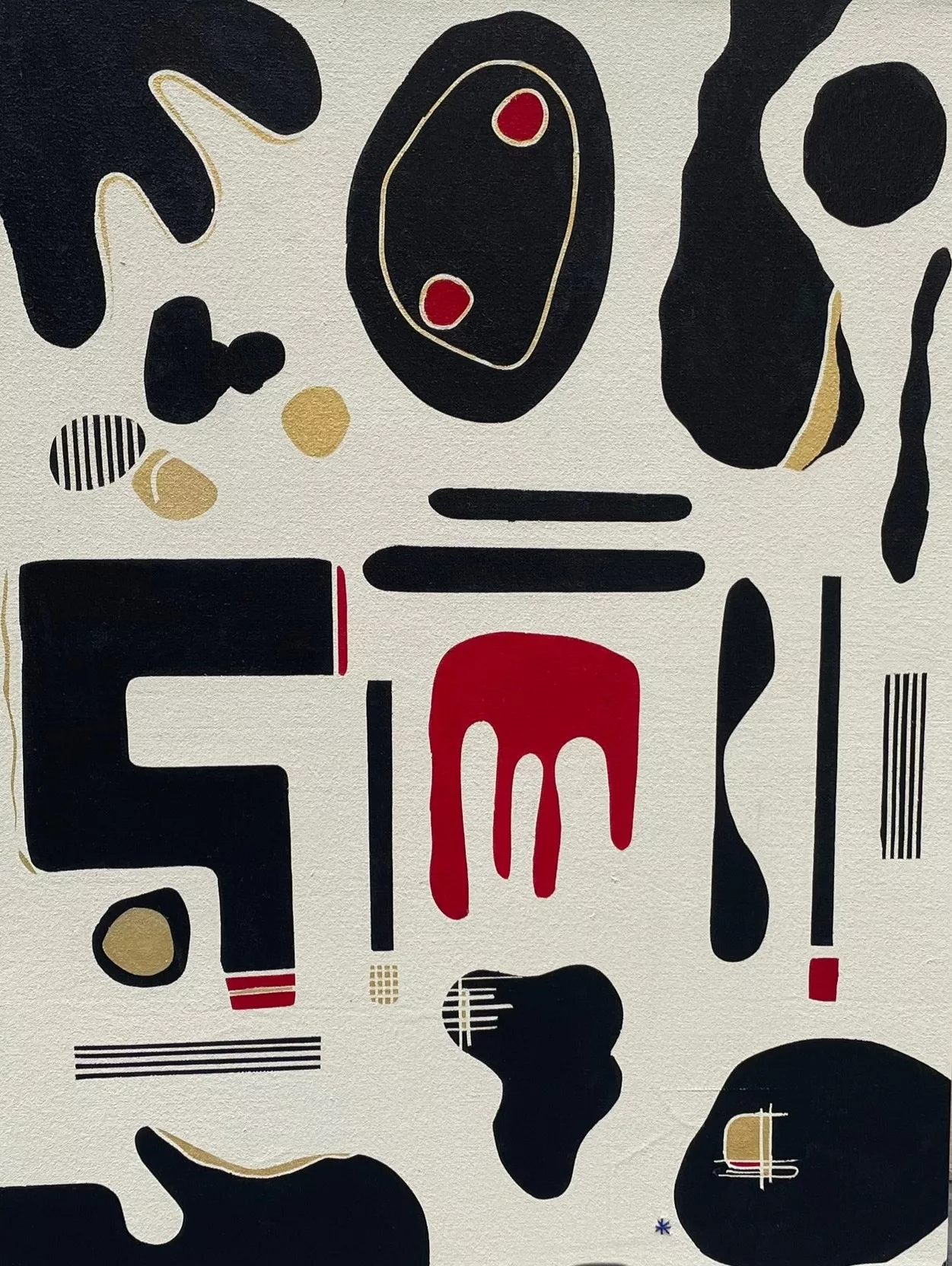 Karo Phil, 130x100cm, acrylique sur toile, Catherine Parra