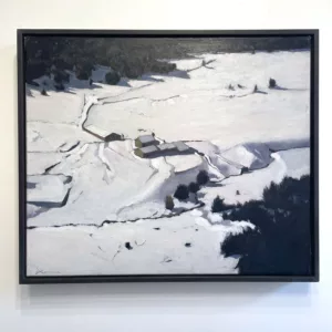 Snow farm, 46x55cm, oil on canvas (3)