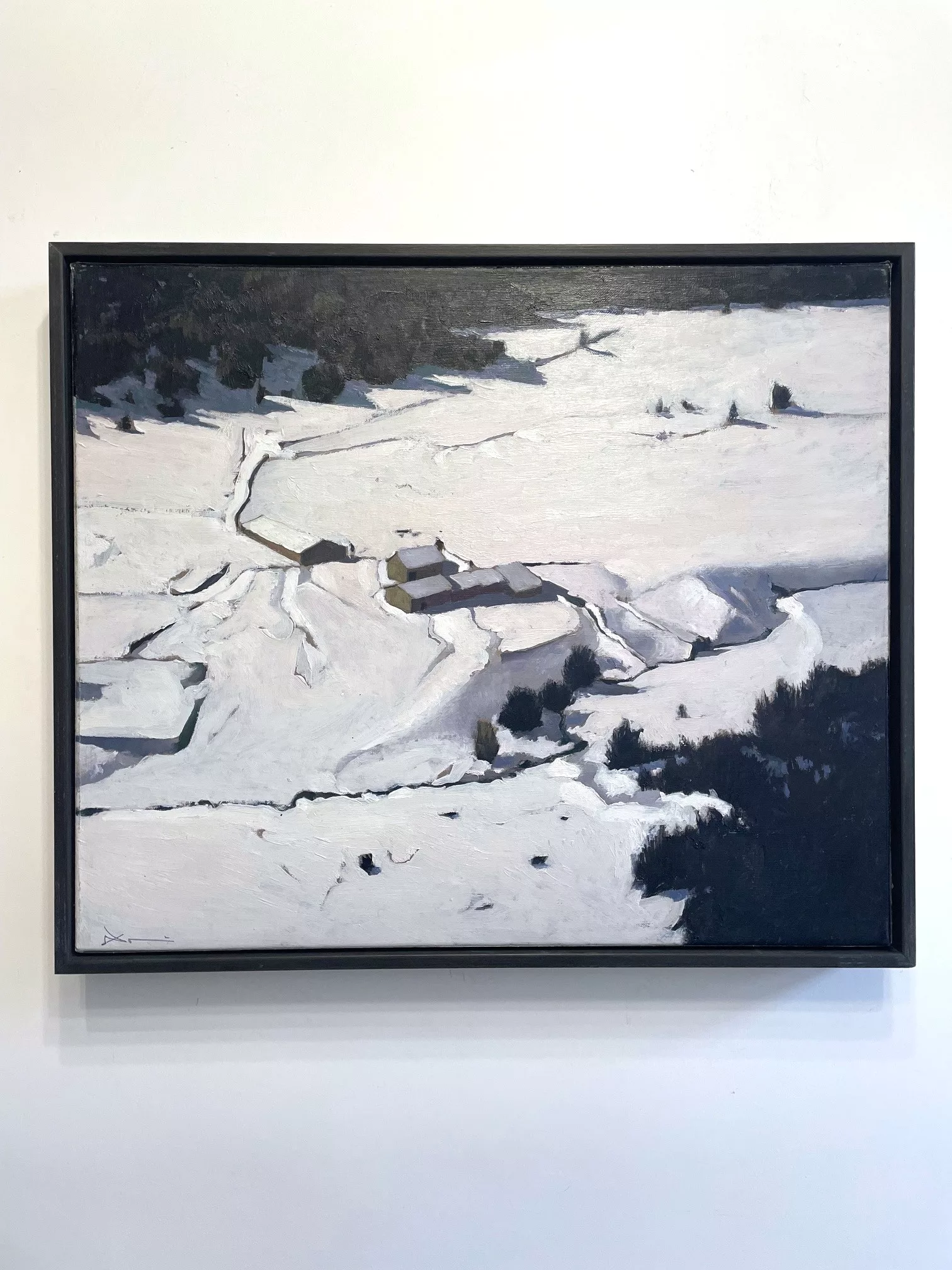 Snow farm, 46x55cm, huile sur toile (3) Snow farm, 46x55cm, huile sur toile (3)