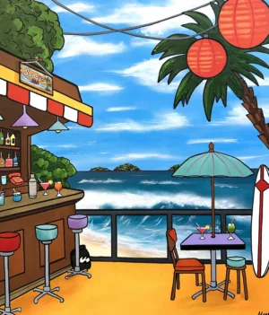 Bar de la plage