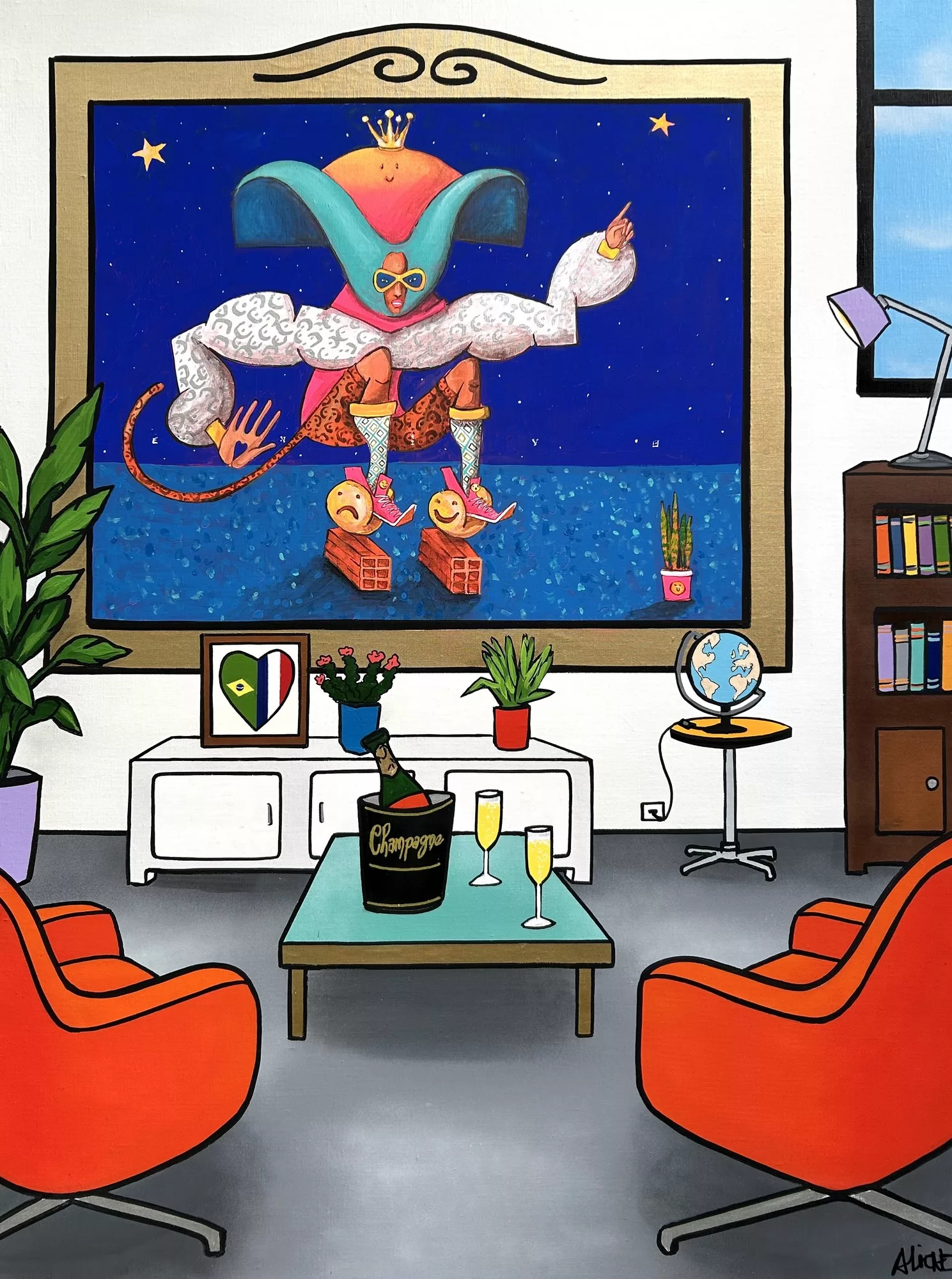 Collaboration Le Tableau avec Enivo 130x98cm