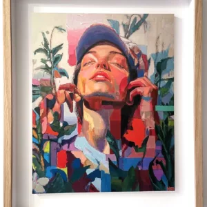 Mujer entre flores I