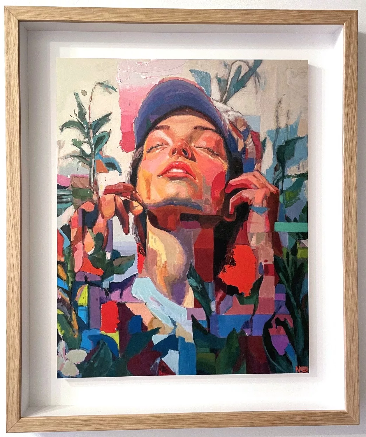 Mujer entre flores I