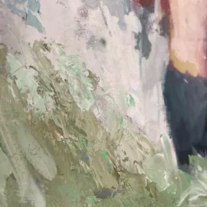 Playa, acrylique sur tirage jet d'encre pigmentaire sur papier fine art marouflé sur carton et encadrement chène, 83x73cm, Nexgraff (3)