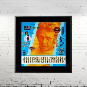 Steeve mc queen, 100x100cm in situ