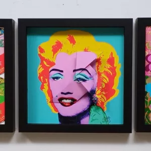 Triptyque Warhol, 28x84x4cm, Gisèle Zanellato (3)