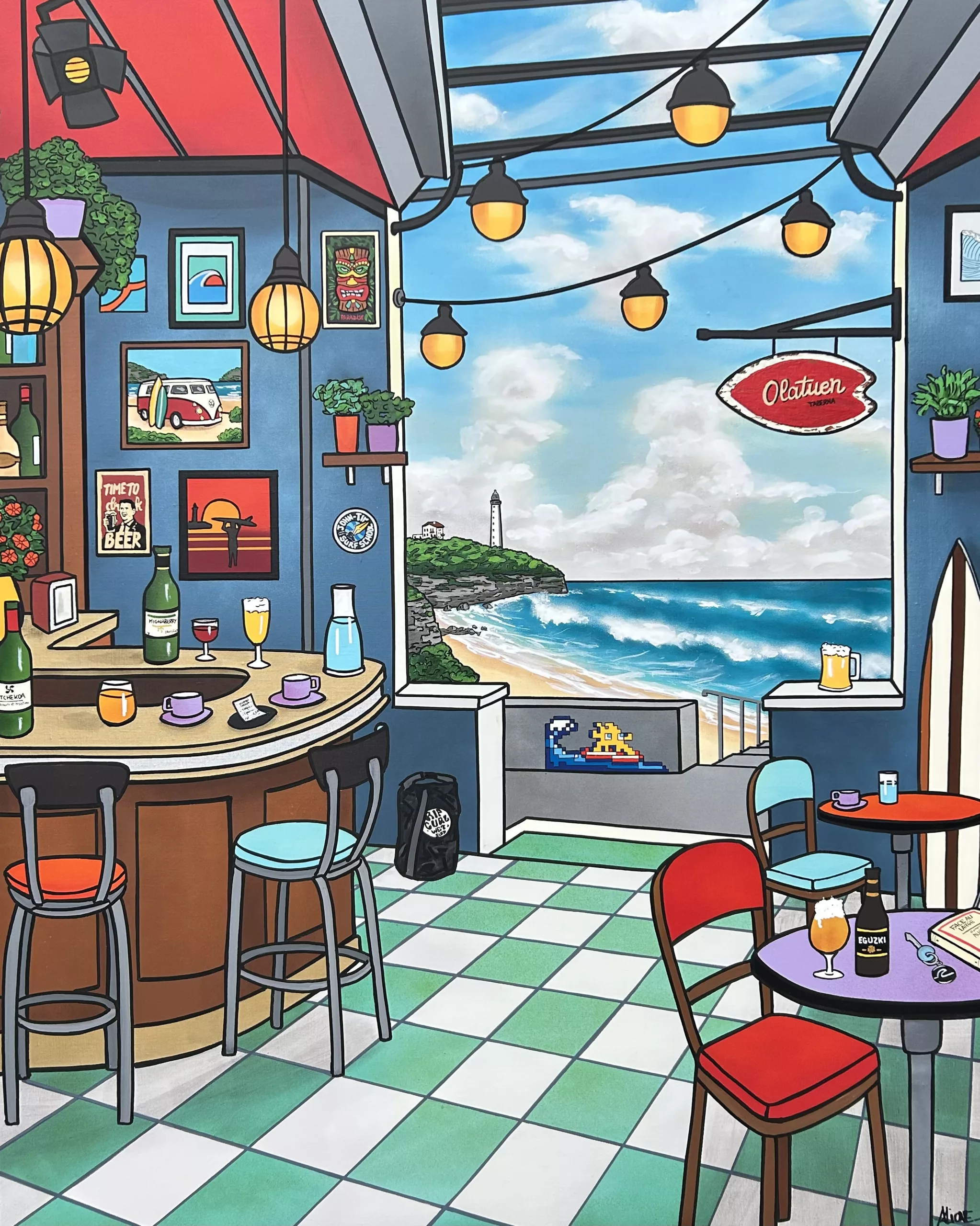 Face au large, 150x120cm, Fred Alione (1)