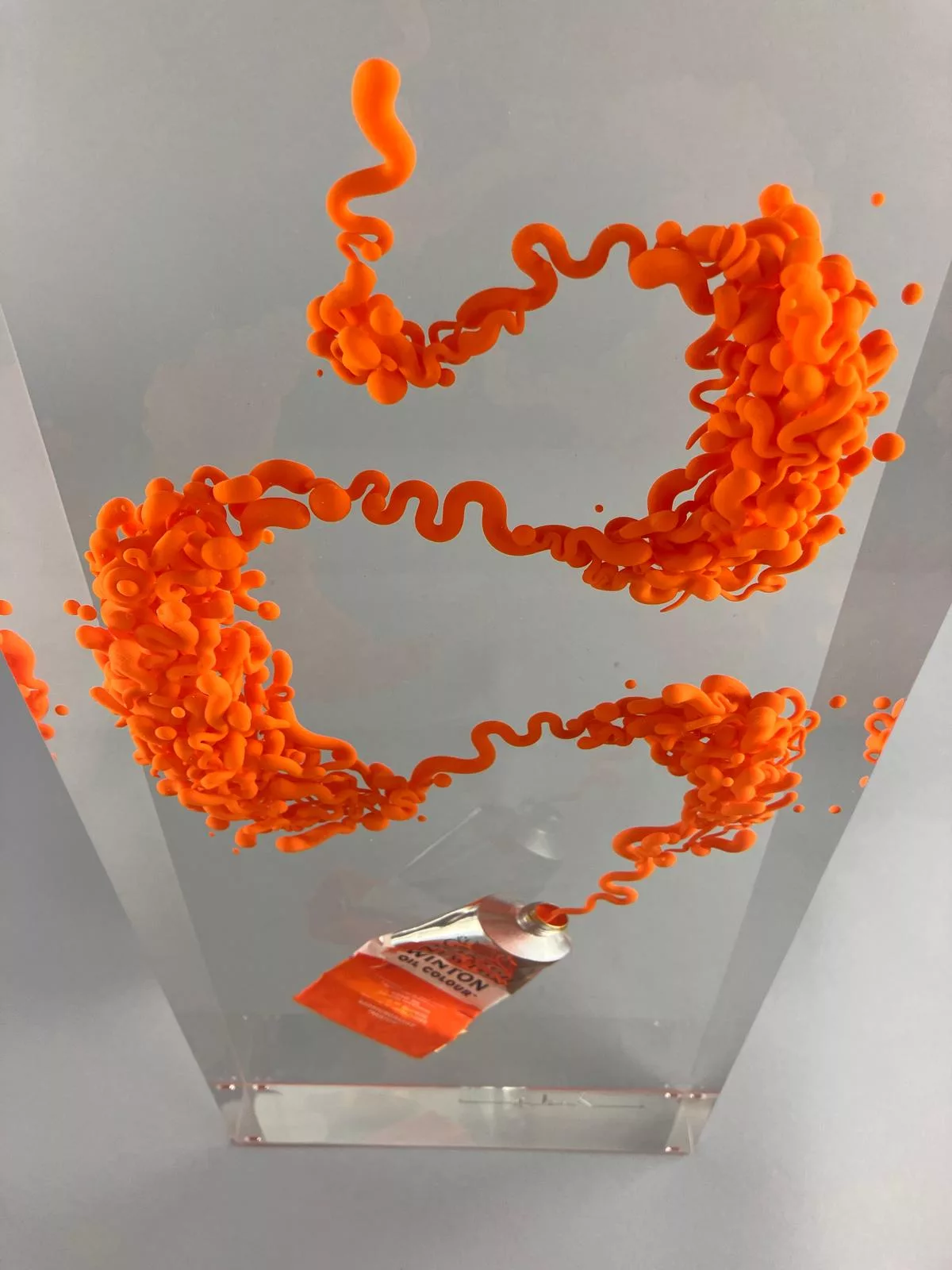 orange tube, 45x20x9cm
