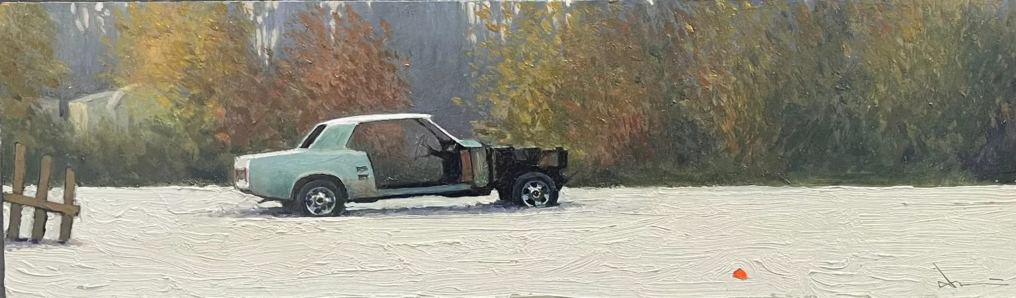 Rusty mustang, 16x54cm