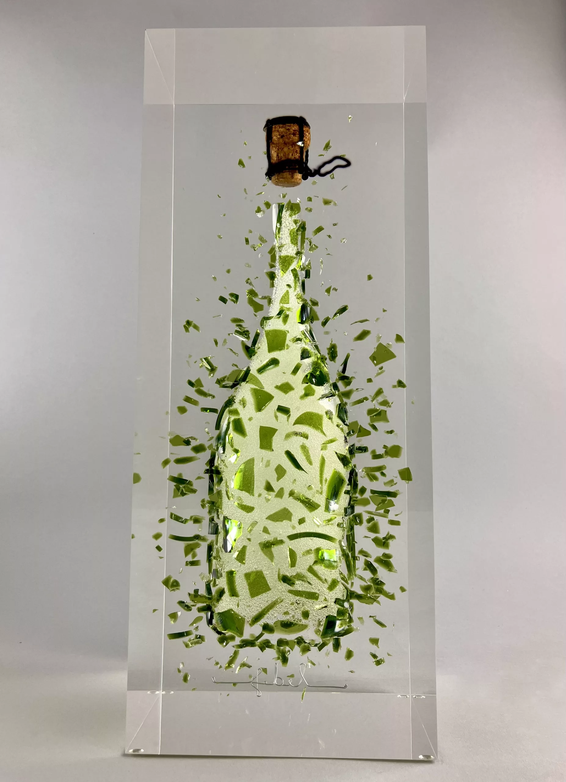 Tchin tchin, 40x17x14cm, François Bel