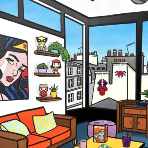 We can be heroes, 10x100cm, Fred Alione (2)