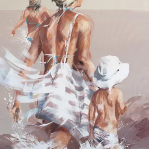 Au-bord-de-l'eau,-80x80