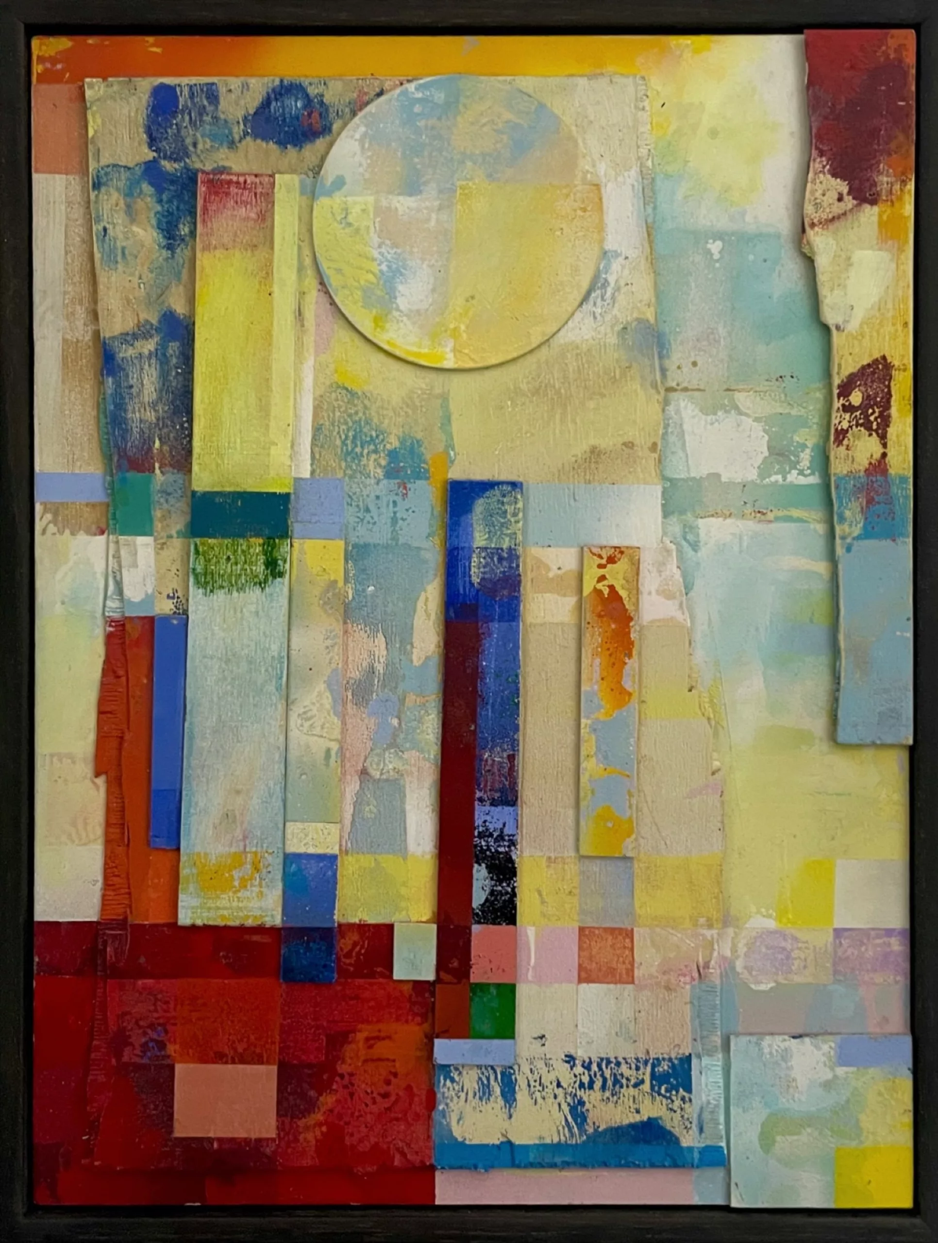 Dawn, Matt Dosa, 40x30 cm, acrylic spray paint on framed plywood panel.ajpeg
