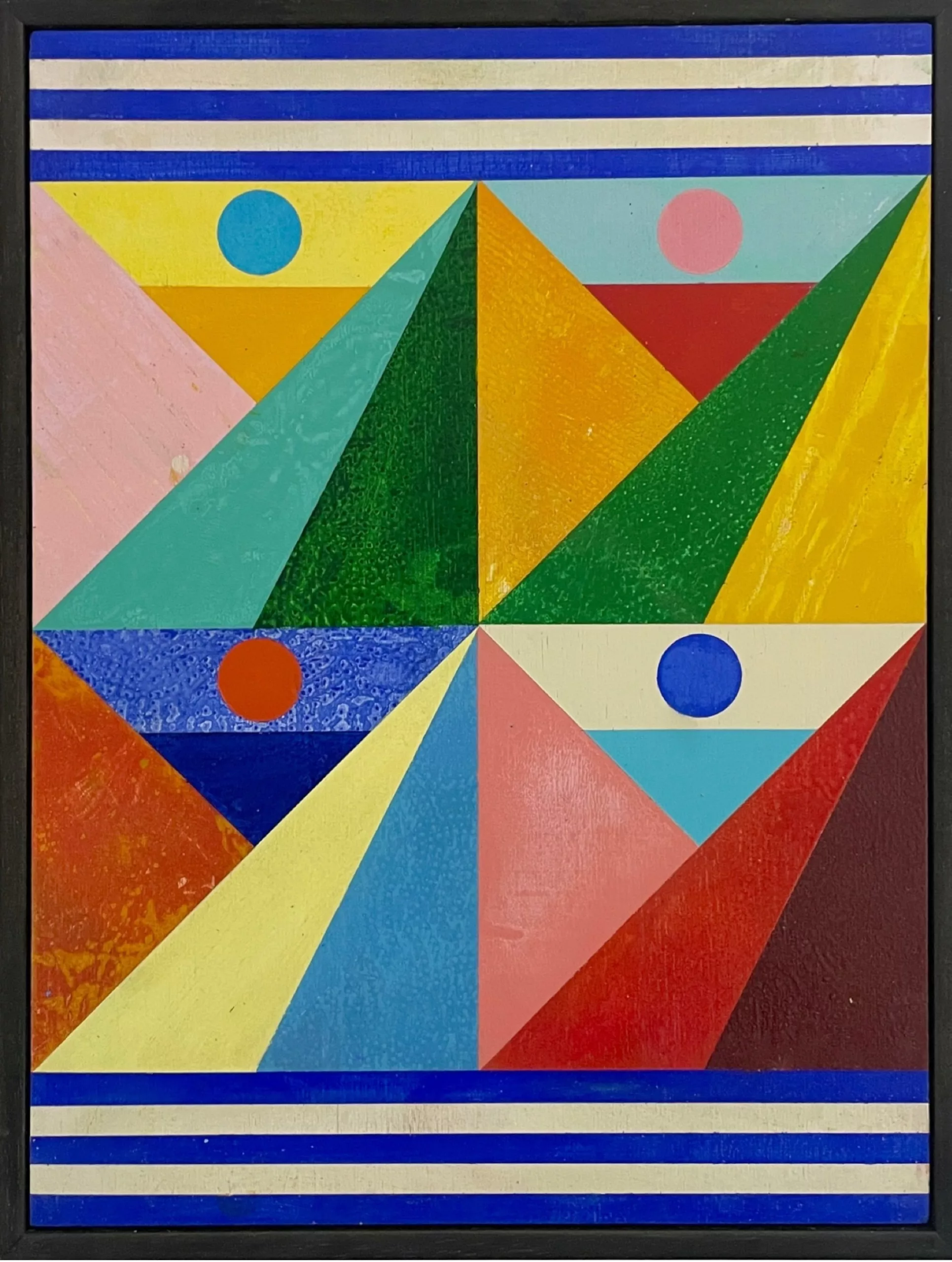 Four, Matt Dosa, 40x30 cm, acrylic spray paint on framed plywood panela