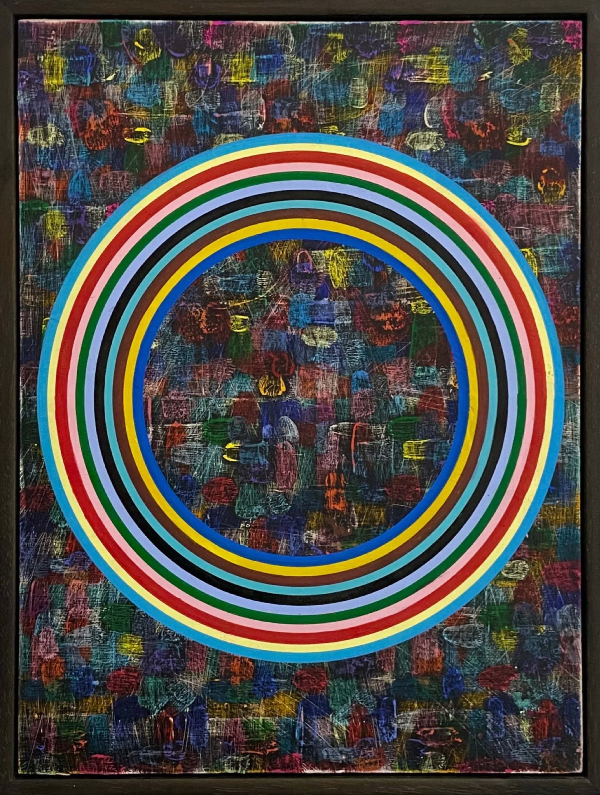 Order, Matt Dosa, 40x30 cm, acrylic spray paint on framed plywood panela