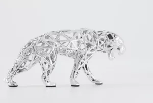 Panther Silver Lace