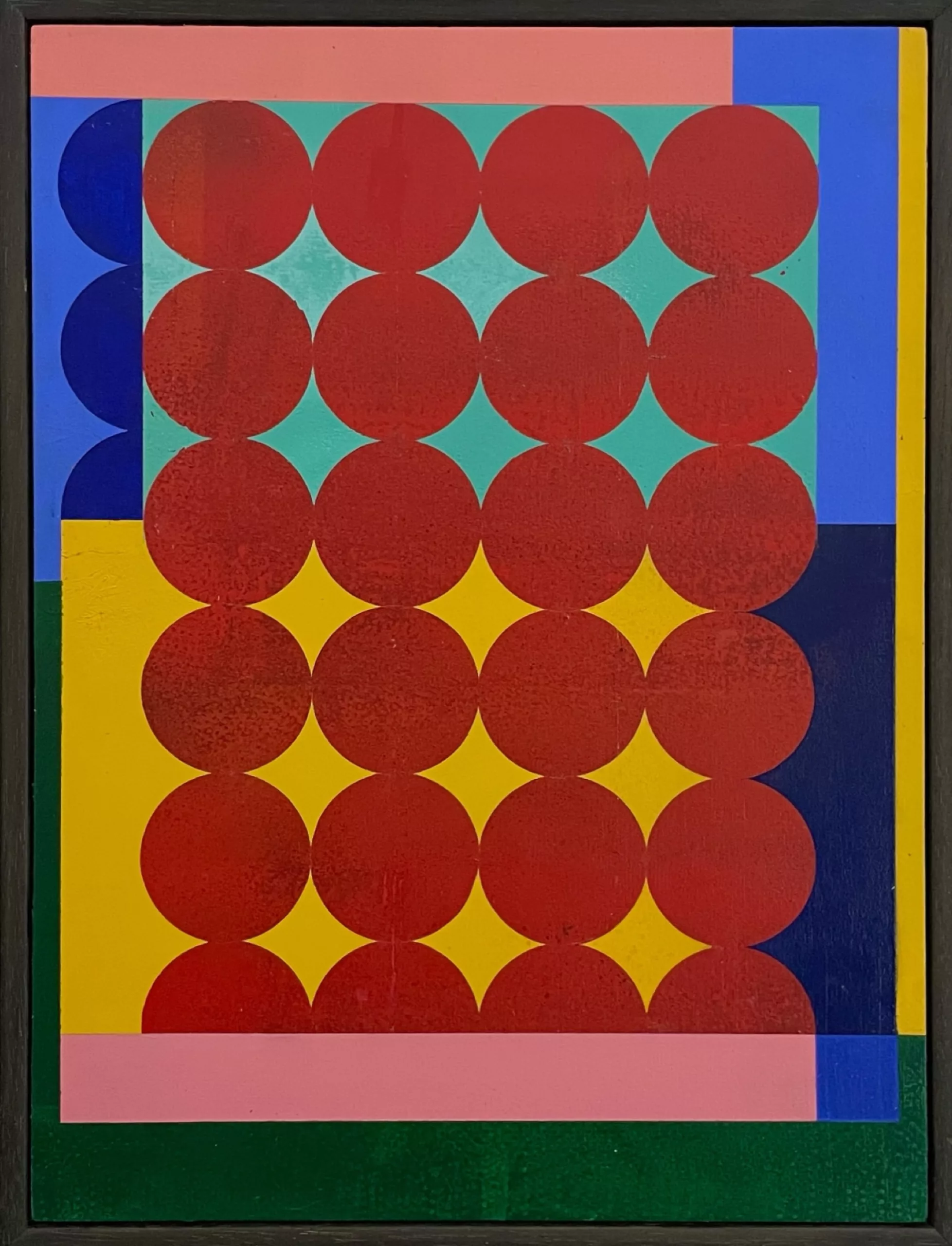Twenty three & a half, Matt Dosa, 40x30 cm, acrylic spray paint on framed plywood panela