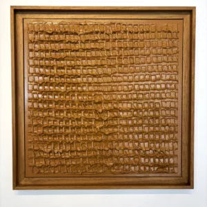 Bas relief abstrait Caramel