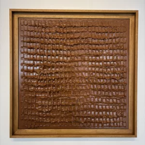 Bas relief abstrait Chocolat