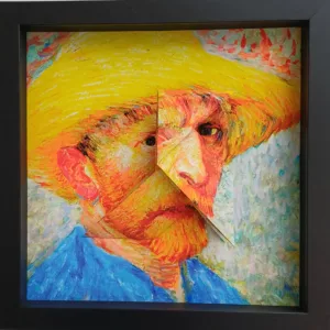 Van gogh, origami, 27 x,27cm, Gisele Zanellato (1)