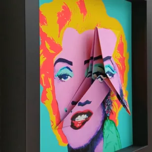 Warhol Gche, origami, 27 x,27cm, Gisele Zanellato (1)