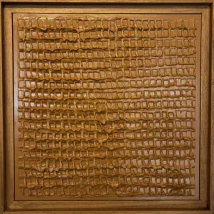 Bas relief abstrait Caramel