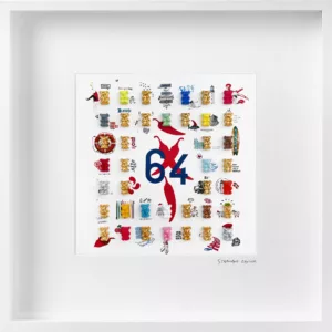 64, 50x50cm, Stéphane Gautier