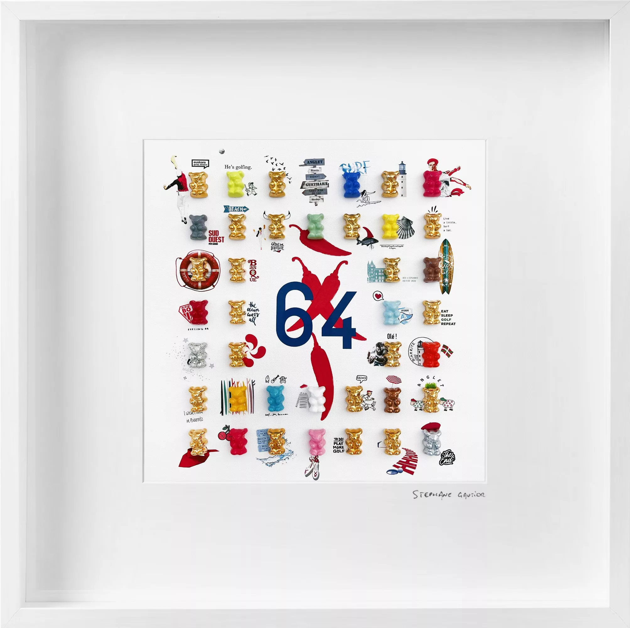 64, 50x50 cm, Stéphane Gautier
