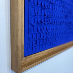 Bas relief Bleu