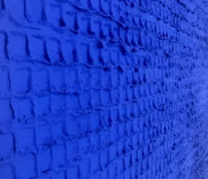 Bas relief abstrait Bleu