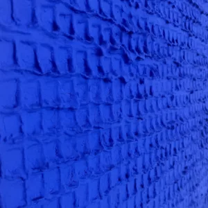 Bas relief abstrait Bleu