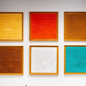 Jouve orange, 54 x 16 cm, metal découpé peint signée, Antonine de Saint Pierre (6)