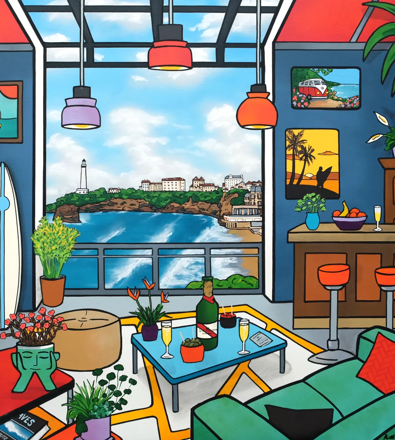 Le phare (100x90cm)-