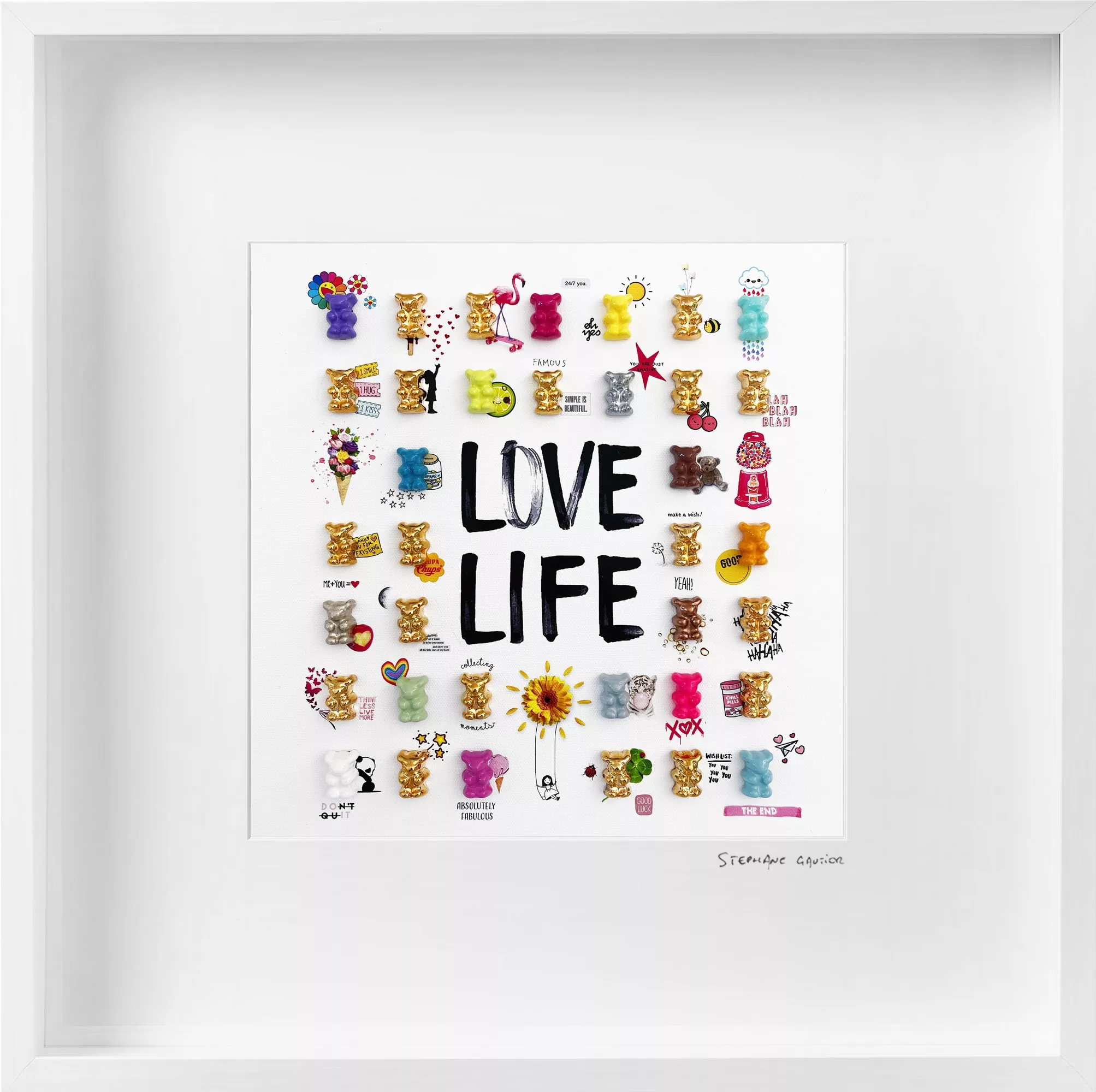 Love life, 50x50cm, Stéphane Gautier