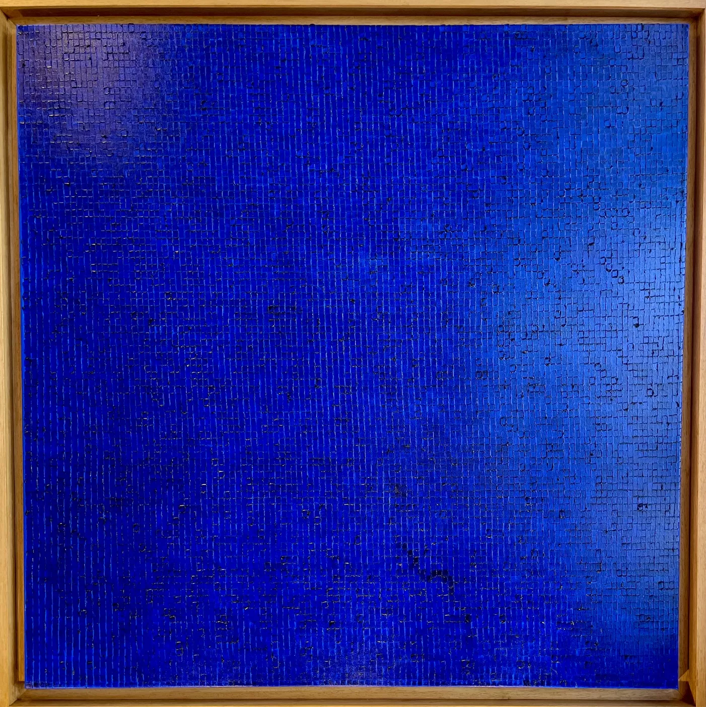 Phthalo Blue, 100x100 cm, oil on canvas, Alexandre Geoffroy (3)